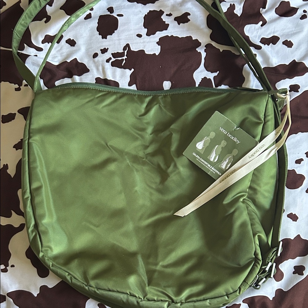 Vera Bradley Olive Green Shoulder Bag